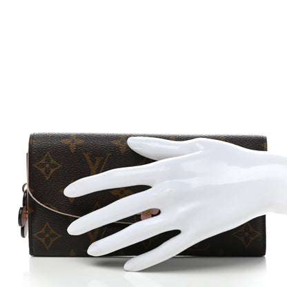 Louis Vuitton Monogram Bloom Flower Emilie Wallet 2 of 7