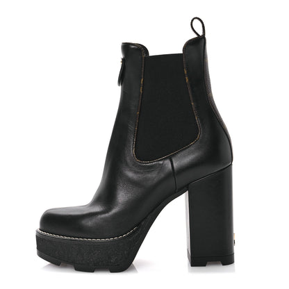 Louis Vuitton LV Beaubourge Ankle Boot 36.5 Black 1 of 8