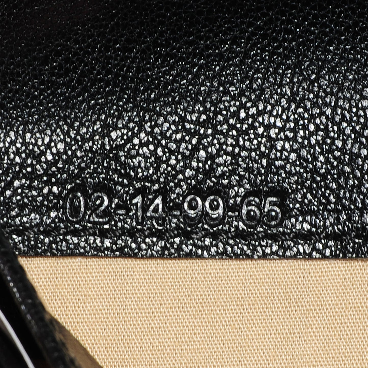 Leather Ghost Long Zipped Wallet Navy