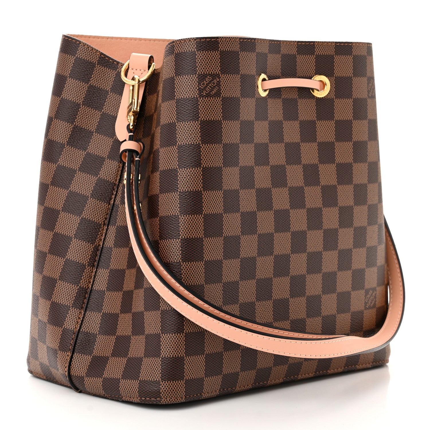 Louis Vuitton Damier Ebene Neonoe MM Venus Pink 3 of 10