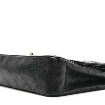 Chanel Caviar Quilted Medium Double Flap Black 9 of 9