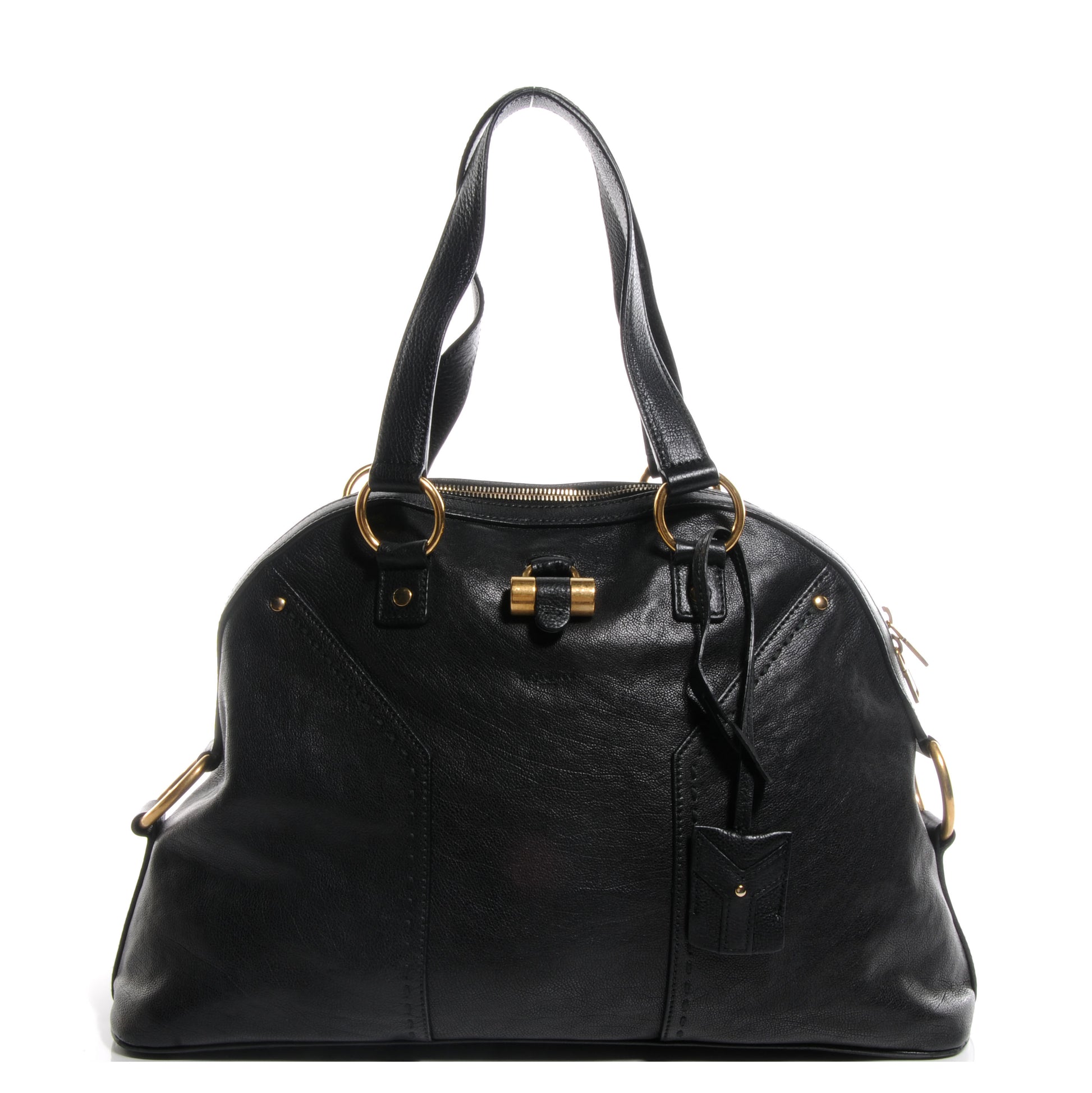 Saint Laurent Leather Large Muse Black 1 of 10