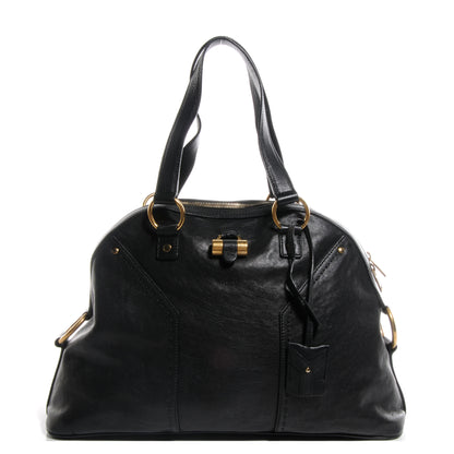 Saint Laurent Leather Large Muse Black 1 of 10