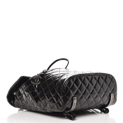 Chanel Calfskin Quilted Large Salzburg Mountain Backpack Black 5 of 8