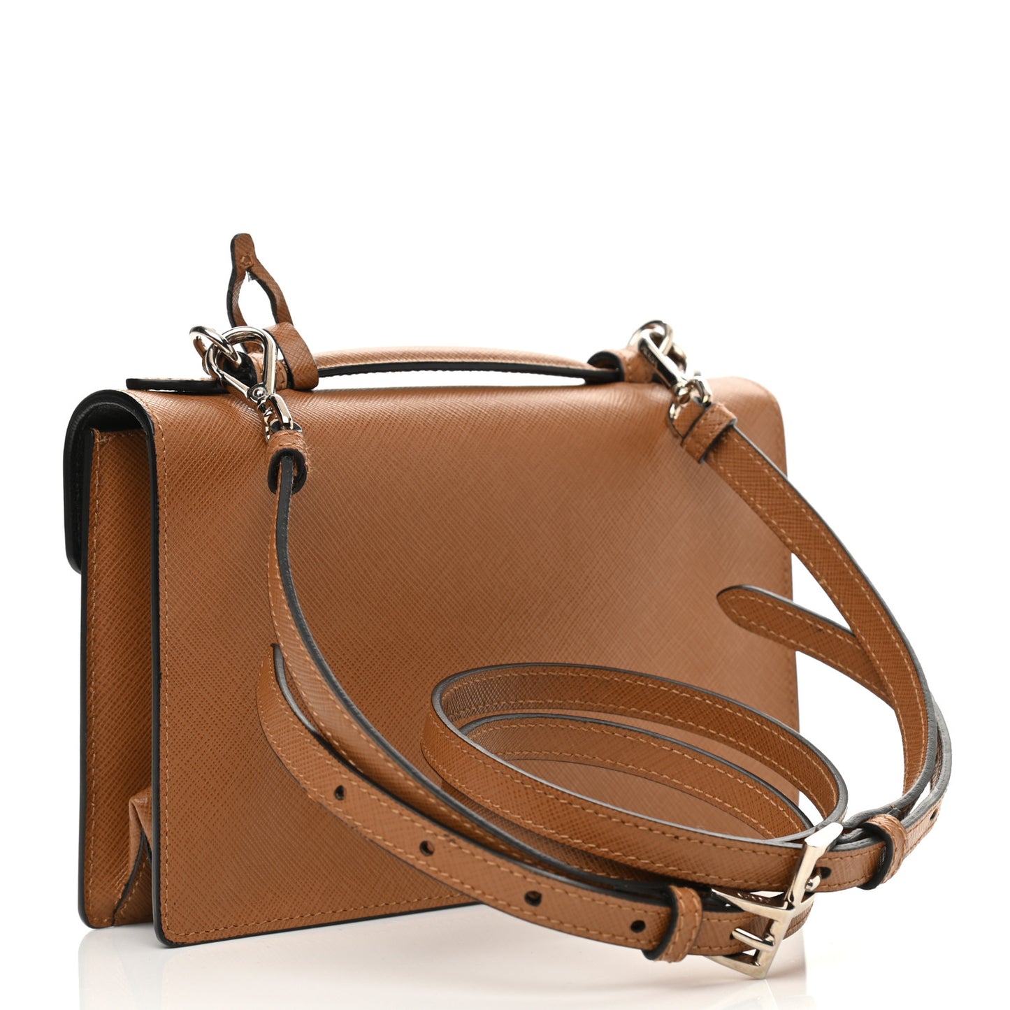 Saffiano Sound Convertible Bag Caramel