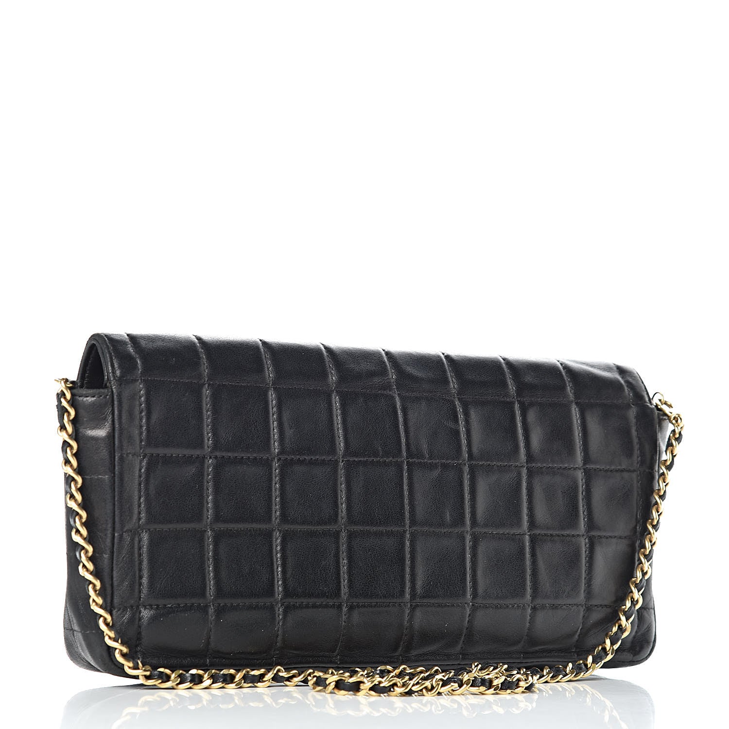 Chanel Lambskin East West Chocolate Bar Flap Black 3 of 11