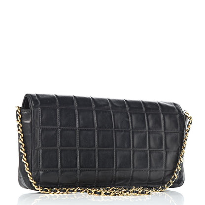 Chanel Lambskin East West Chocolate Bar Flap Black 3 of 11