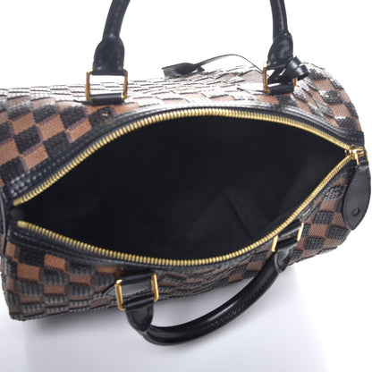 Louis Vuitton Damier Paillettes Speedy 30 Black 5 of 9