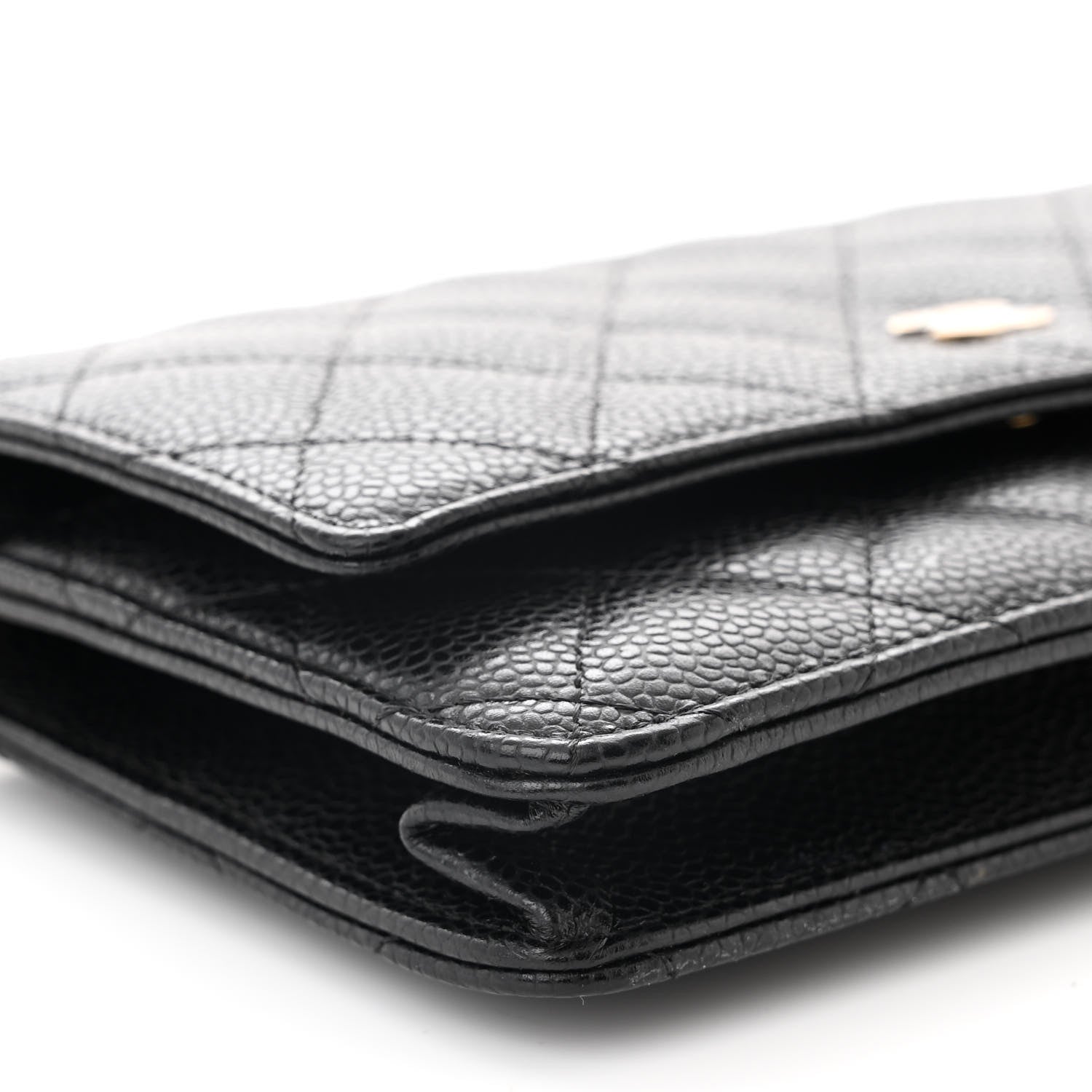 Chanel Caviar Quilted Wallet on Chain WOC Black 9 of 10