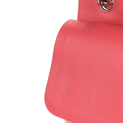 Chanel Patent Quilted Maxi Double Flap Pink 7 of 12