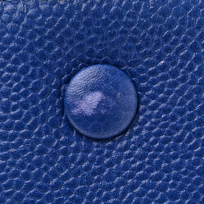 Chanel Caviar Quilted Easy Zip Flap Tote Blue 16 of 17