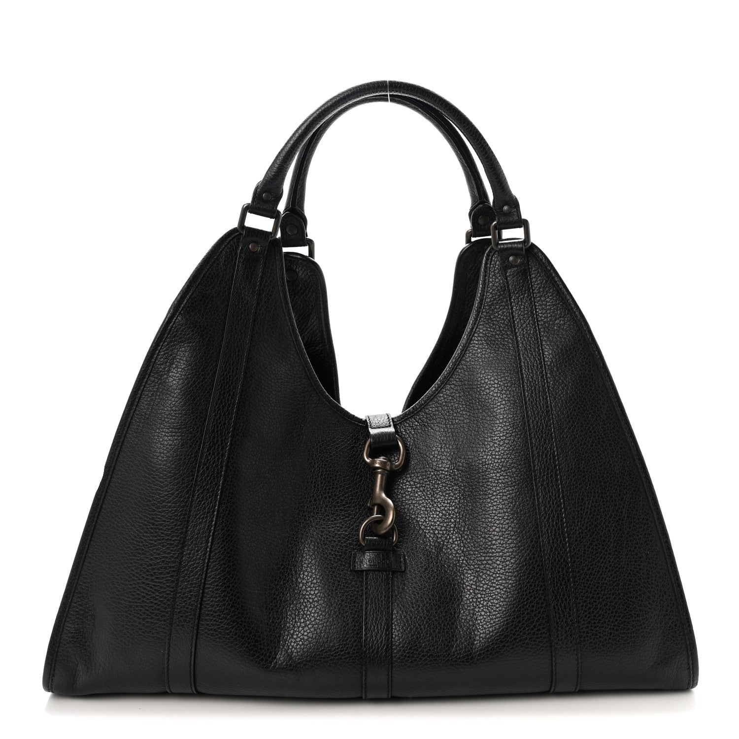 Gucci Pebbled Calfskin Large Joy Shoulder Bag Black 1 of 10