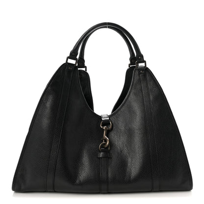 Gucci Pebbled Calfskin Large Joy Shoulder Bag Black 1 of 10