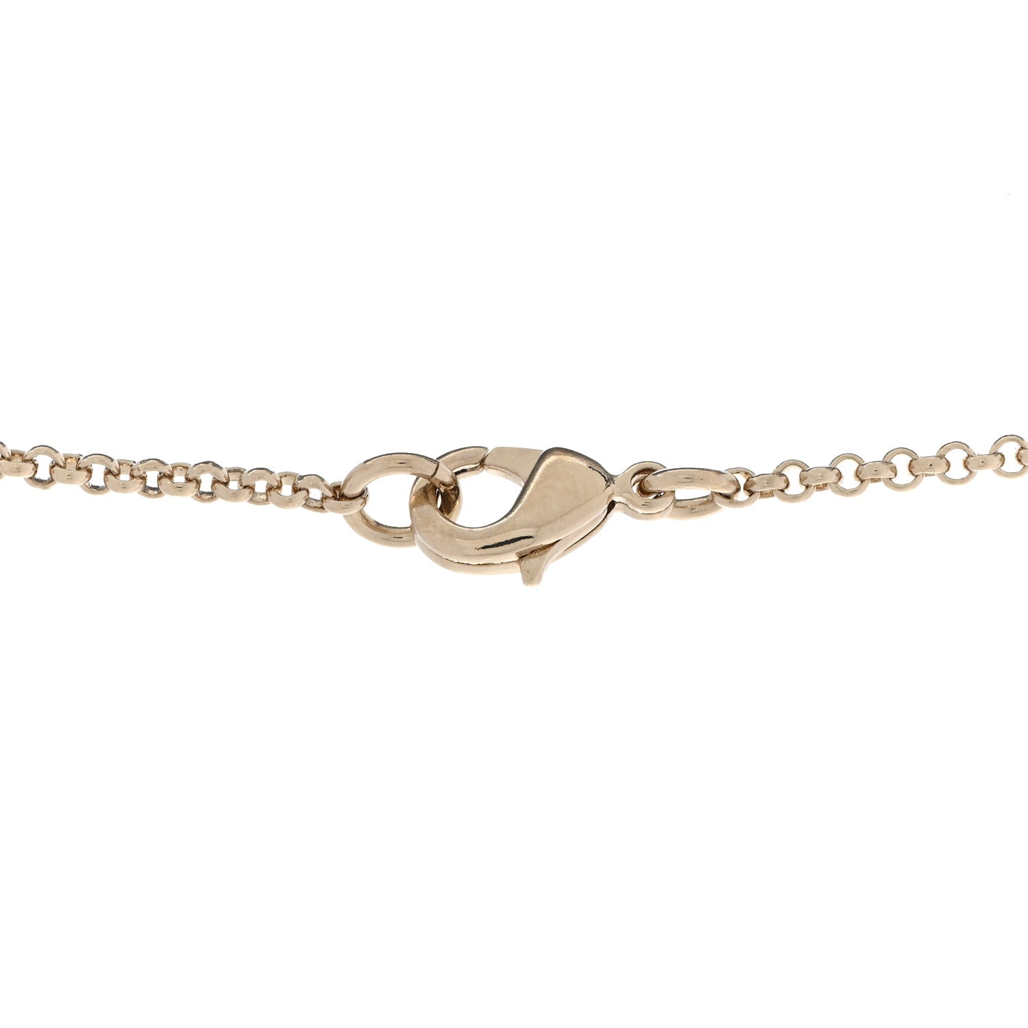 Chanel Metal CC Heart Coco Pendant Necklace Gold 5 of 7
