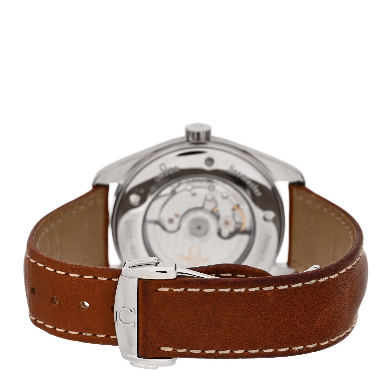 Omega Stainless Steel Alligator 42mm Aqua Terra Co-Axial Chronometer Automatic Watch Black 2802.50.37 3 of 6