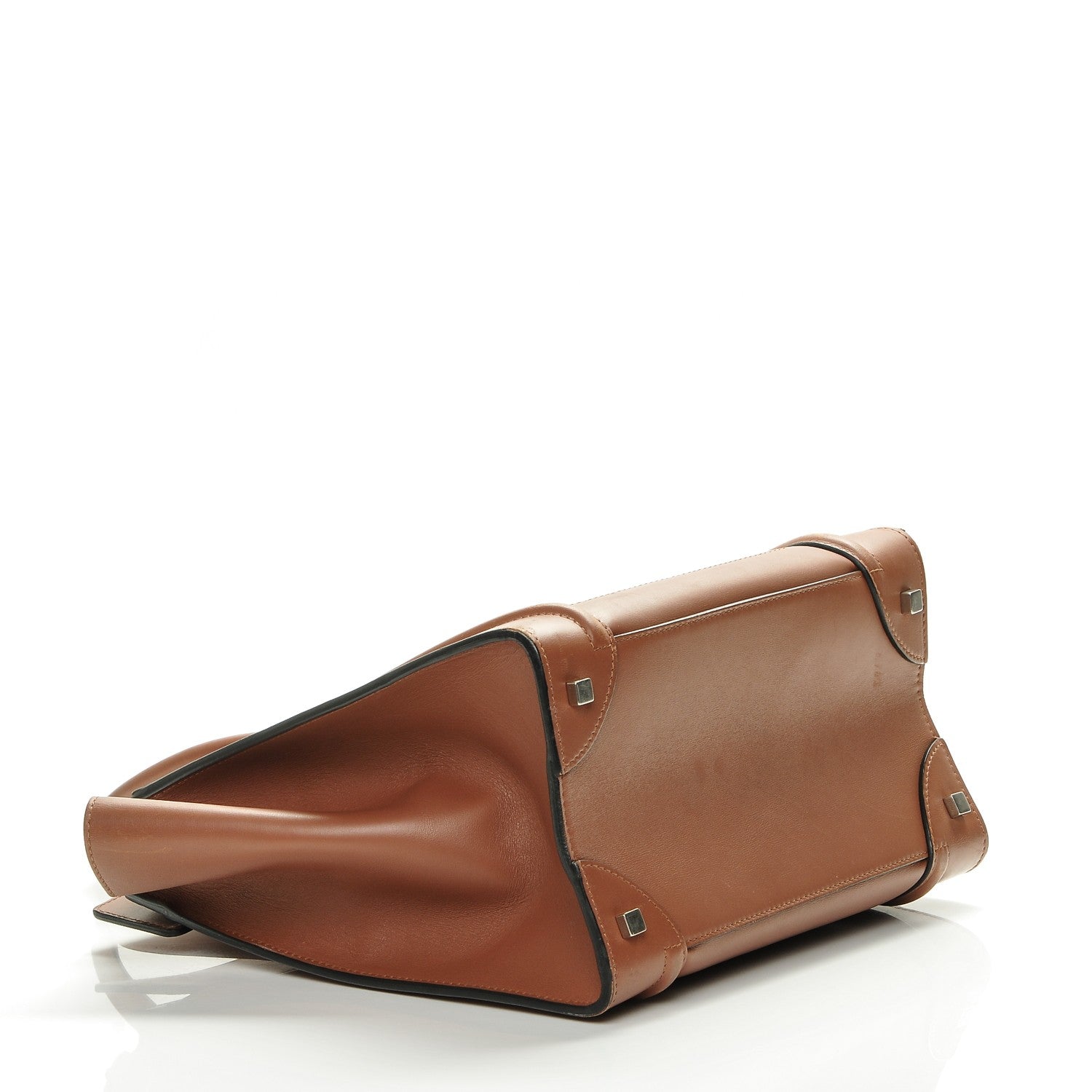 Celine Smooth Calfskin Mini Luggage Sienna 4 of 9