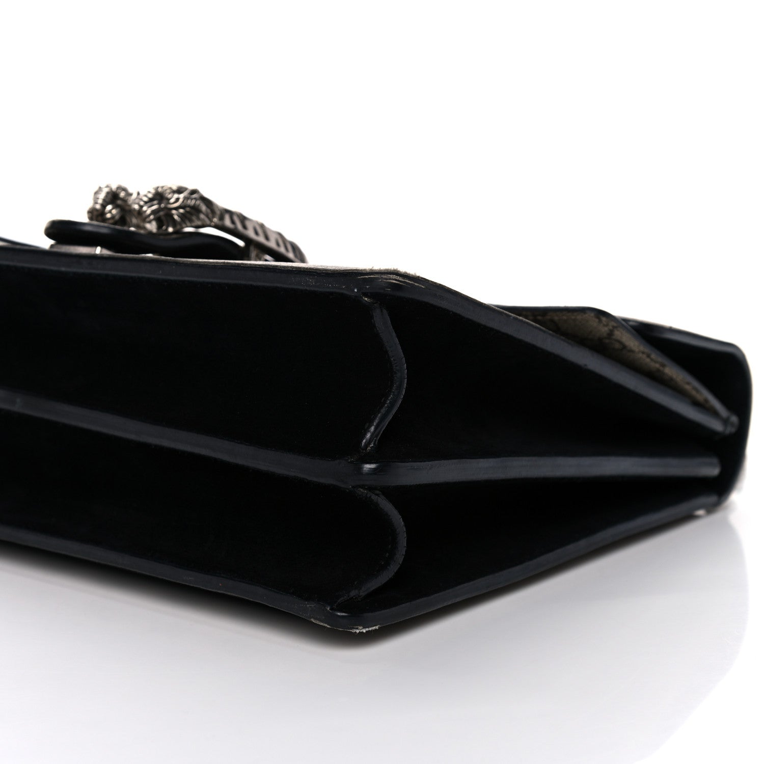 Gucci GG Supreme Monogram Medium Dionysus Shoulder Bag Black 9 of 13