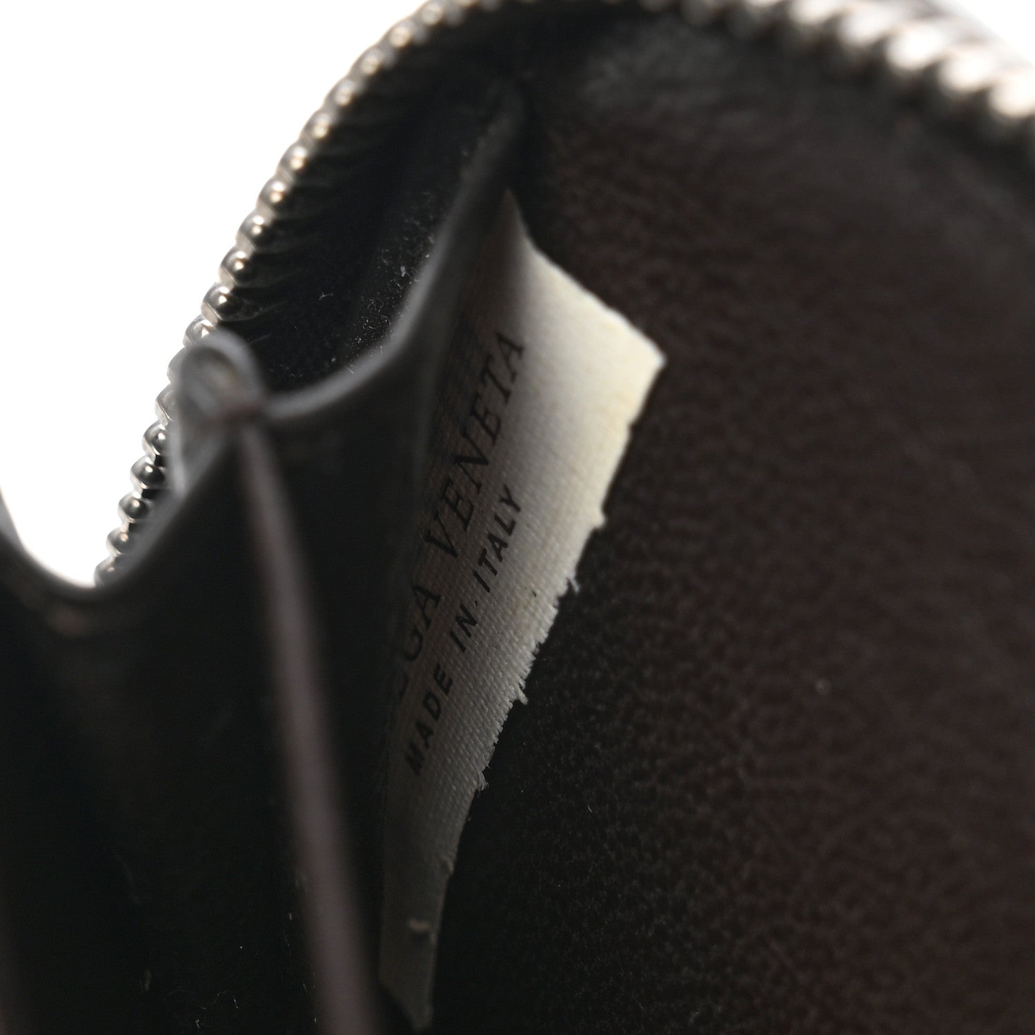 Bottega Veneta Nappa Intrecciato Zip Around Coin Purse Ebano 7 of 8
