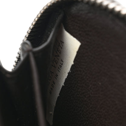 Bottega Veneta Nappa Intrecciato Zip Around Coin Purse Ebano 7 of 8