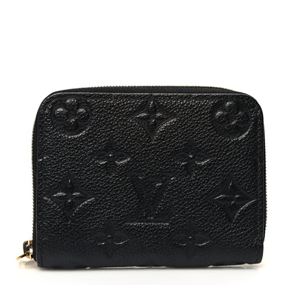 Louis Vuitton Empreinte Zippy Coin Purse Black 1 of 9