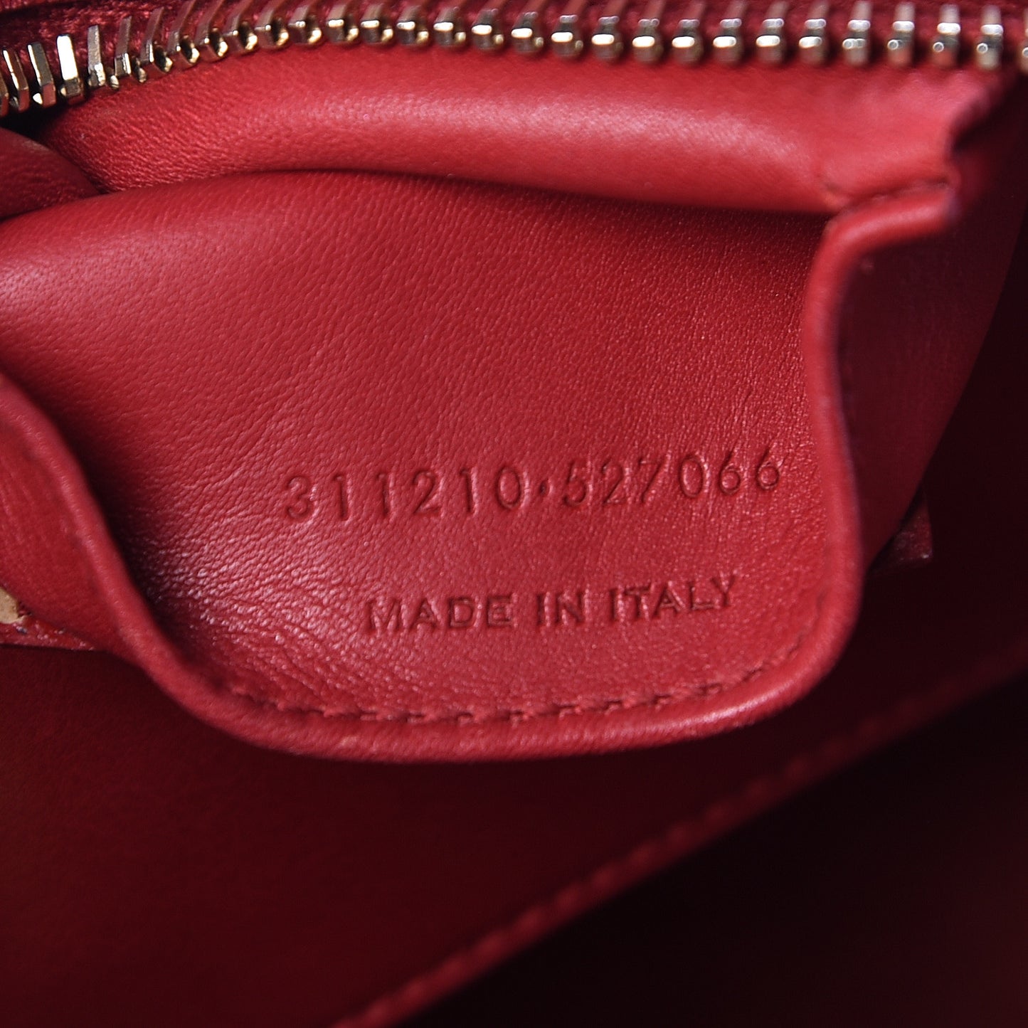 Calfskin Small Classic Y Cabas Rouge Orient