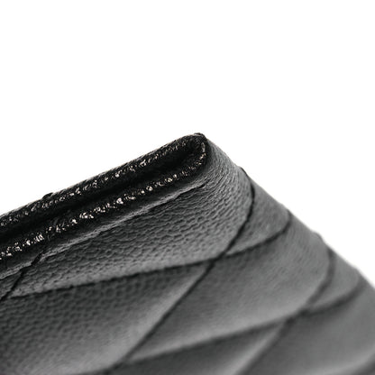 Chanel Caviar Quilted Studded CC Card Holder Black 11 of 12
