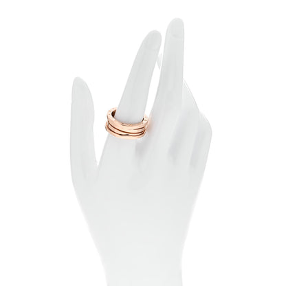 Bulgari 18K Rose Gold B.Zero1 Three-Band Ring 59 8.75 2 of 6