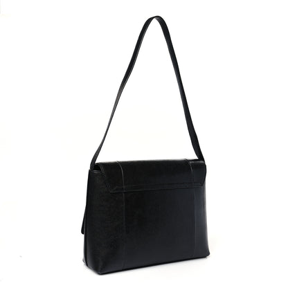 Saint Laurent Snakeskin Le 90 Shoulder Bag Black 3 of 9