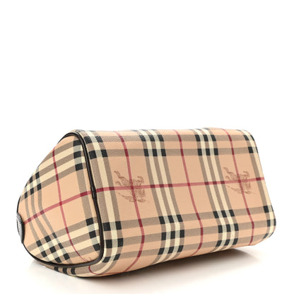 Burberry Haymarket Check Small Chester Bowling Bag Chocolate 4 of 13