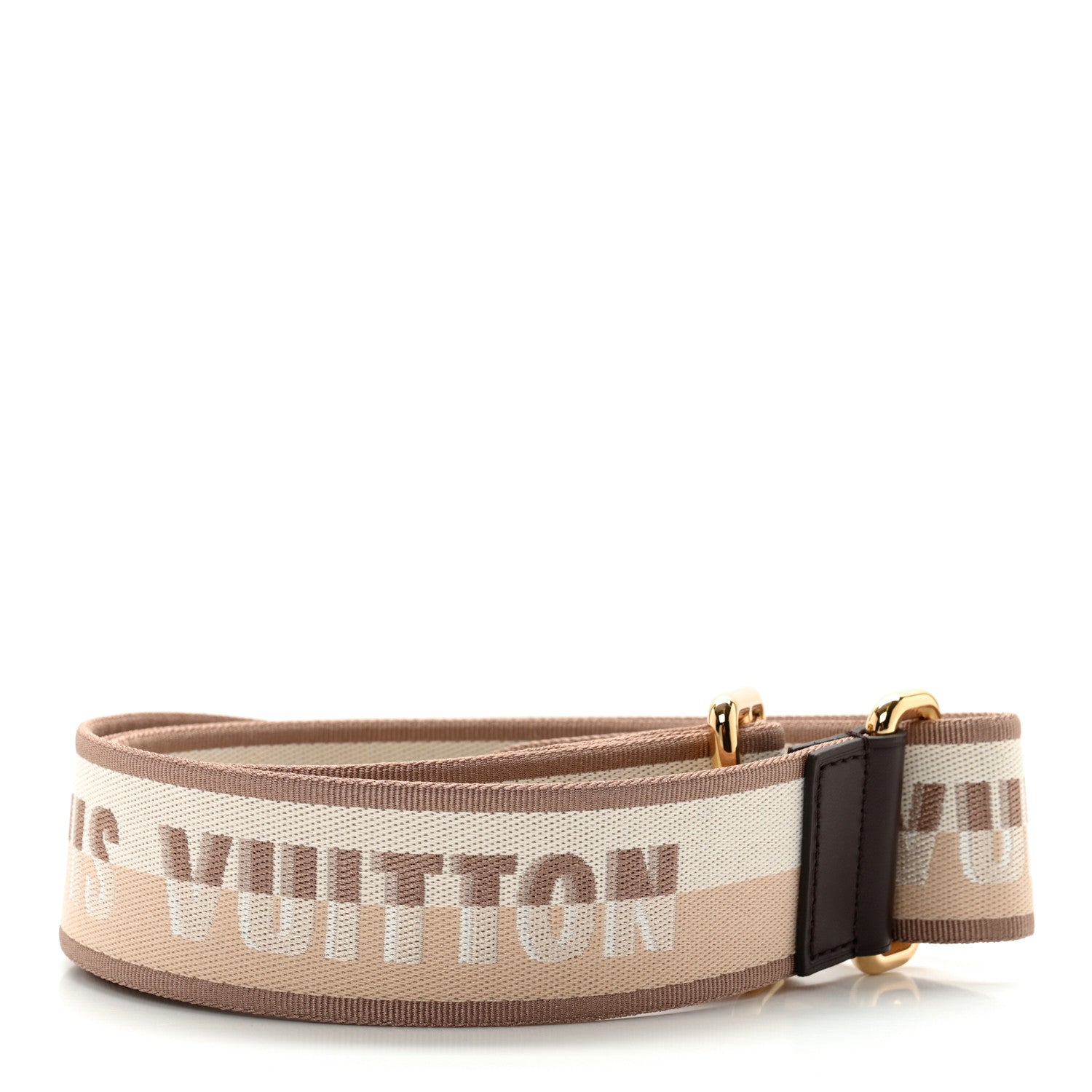 Louis Vuitton Jacquard Speedy Bandouliere 20 Shoulder Strap Beige Brown 2 of 3