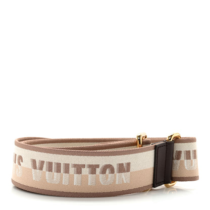 Louis Vuitton Jacquard Speedy Bandouliere 20 Shoulder Strap Beige Brown 2 of 3