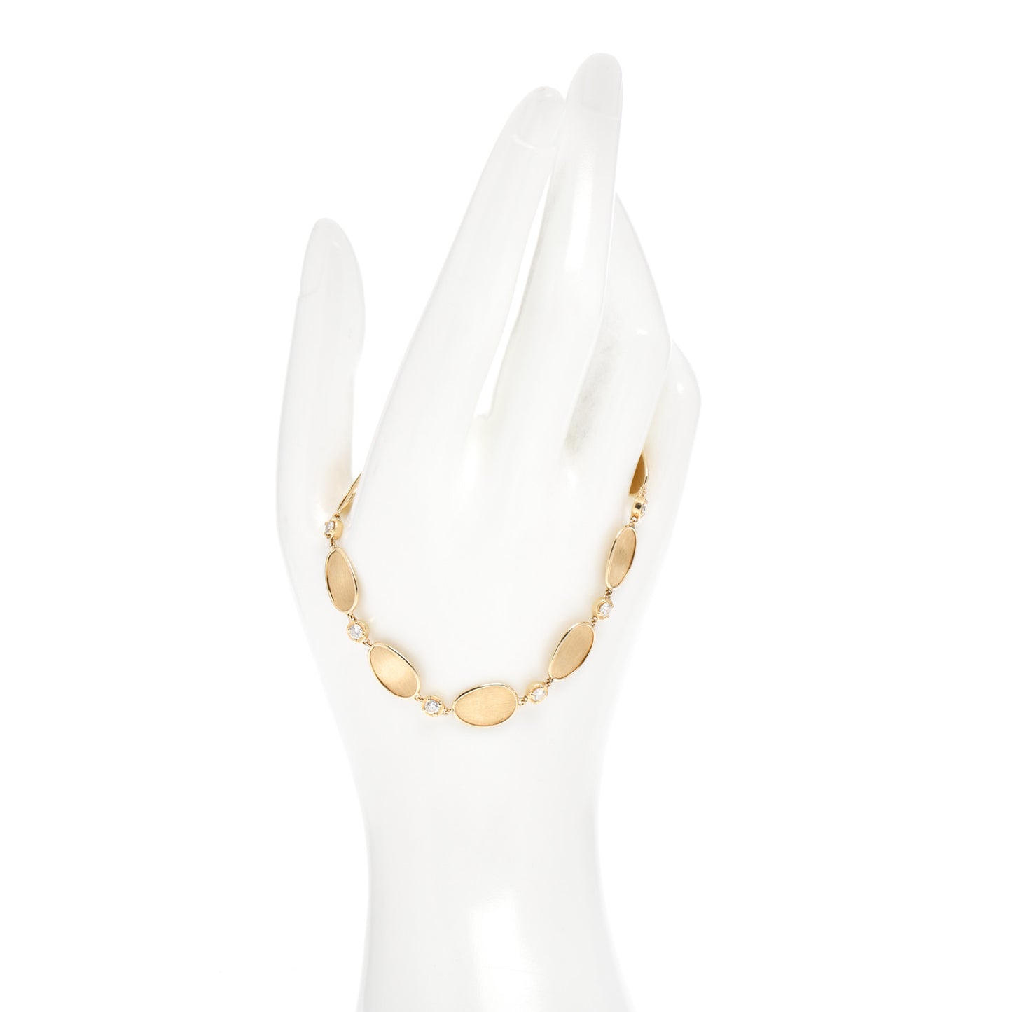 18K Yellow Gold Diamond Lunaria Bracelet