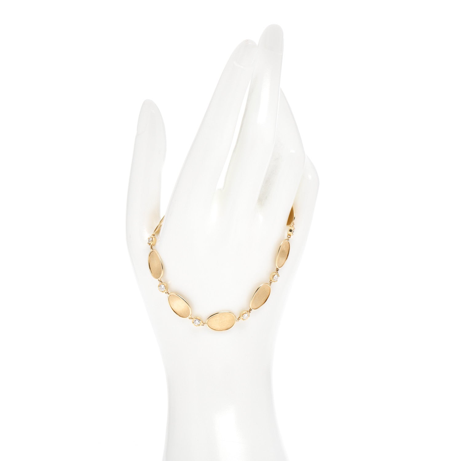 Marco Bicego 18K Yellow Gold Diamond Lunaria Bracelet 2 of 4