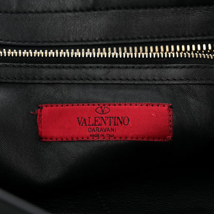 Valentino Garavani Vitello Macro Rockstud Runway Tote Black 6 of 15