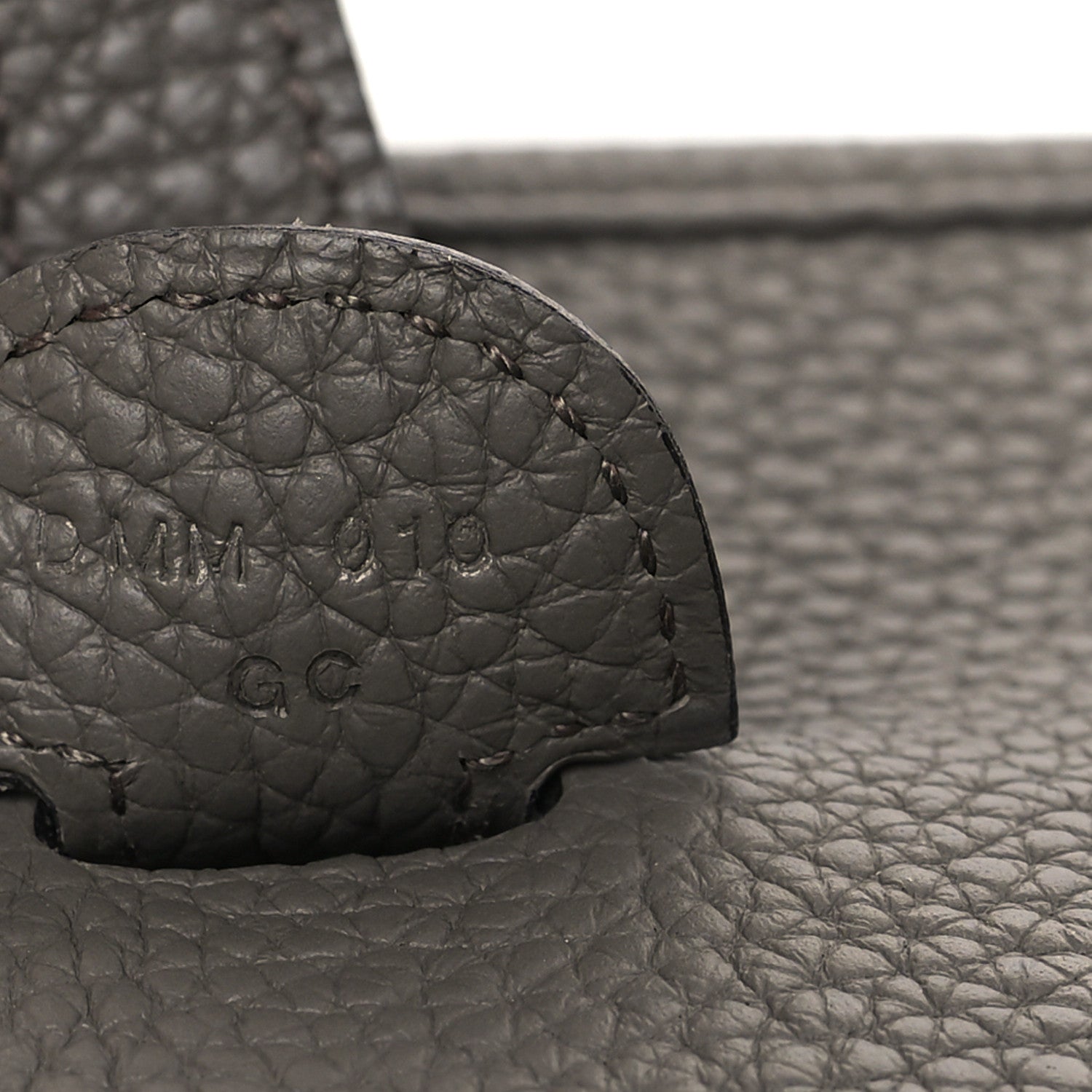Hermes Taurillon Clemence Evelyne III PM Gris Asphalte 7 of 9