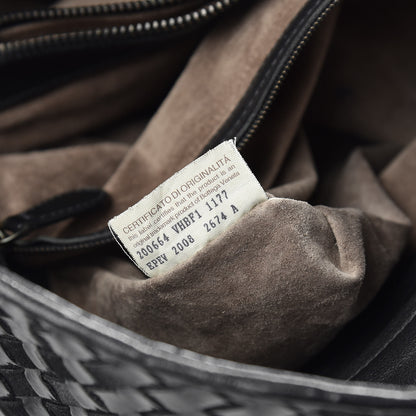 Bottega Veneta Intrecciato Rugiada Vintaga Shopper Black 7 of 12