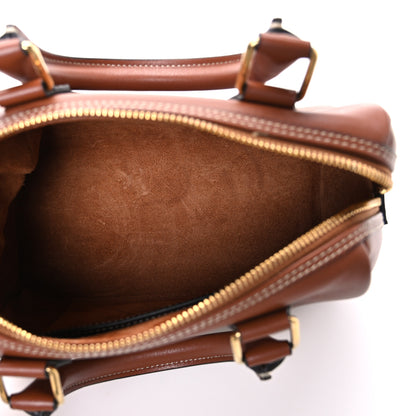 Celine Smooth Calfskin Triomphe Small Boston Bag Tan 5 of 11