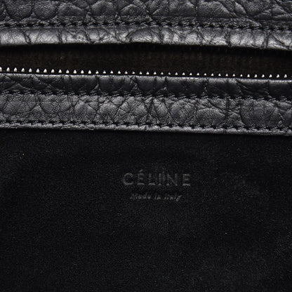 Celine Crocodile Embossed Calfskin Large Phantom Luggage Black 6 of 11
