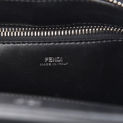 Fendi Shiny Nappa Trapuntata Small DotCom Click Chain Satchel Black 8 of 15