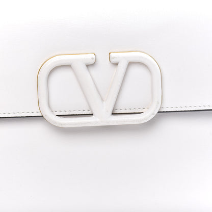 Valentino Garavani Calfskin Vlogo Envelope Clutch White 9 of 9