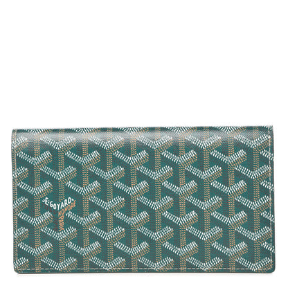 Goyard Goyardine Richelieu Wallet Green 1 of 10