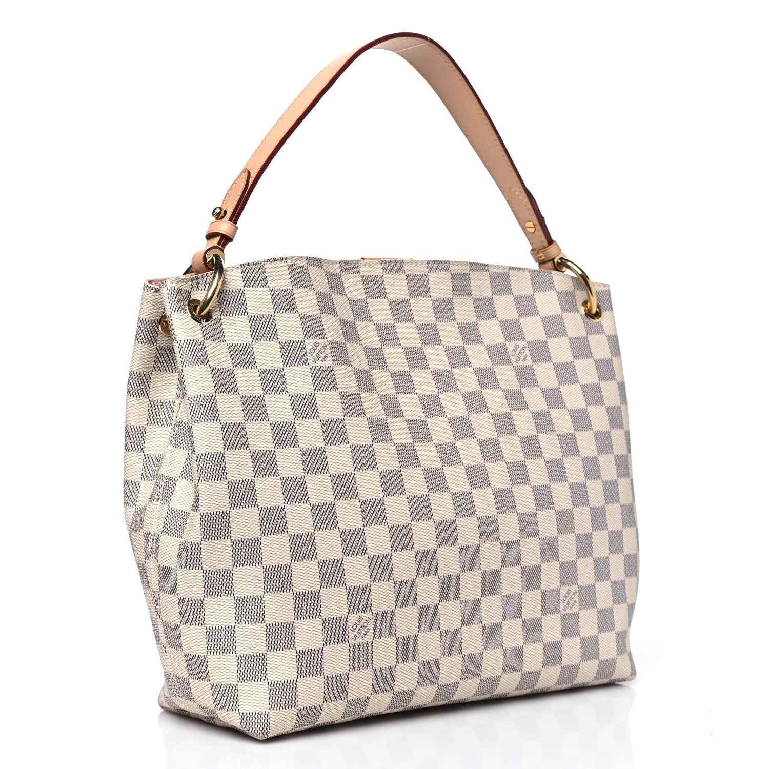 Louis Vuitton Damier Azur Graceful PM Rose Ballerine 2 of 13