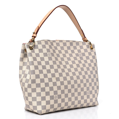 Louis Vuitton Damier Azur Graceful PM Rose Ballerine 2 of 13