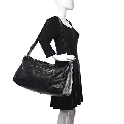 Balenciaga Agneau Classic Silver Hardware S Squash Boston Black 2 of 9