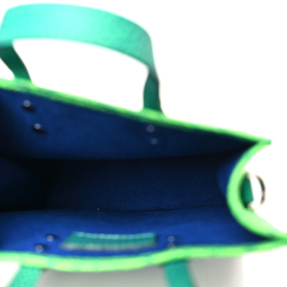 Louis Vuitton Taurillon Illusion Sac Plat XS Bleu Vert 5 of 9