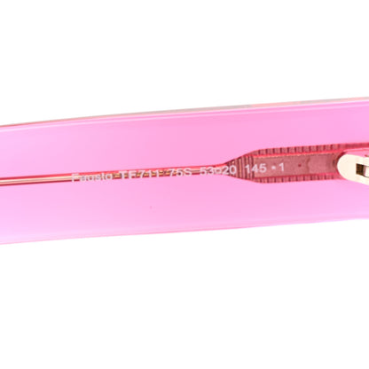 Tom Ford Acetate Fausto Sunglasses TF711 Transparent Pink 6 of 8