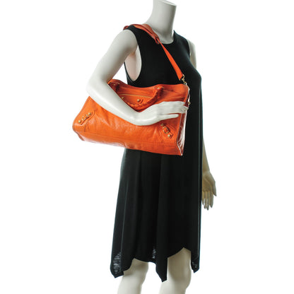 Balenciaga Agneau Giant 12 Gold Hardware City Tangerine 2 of 8