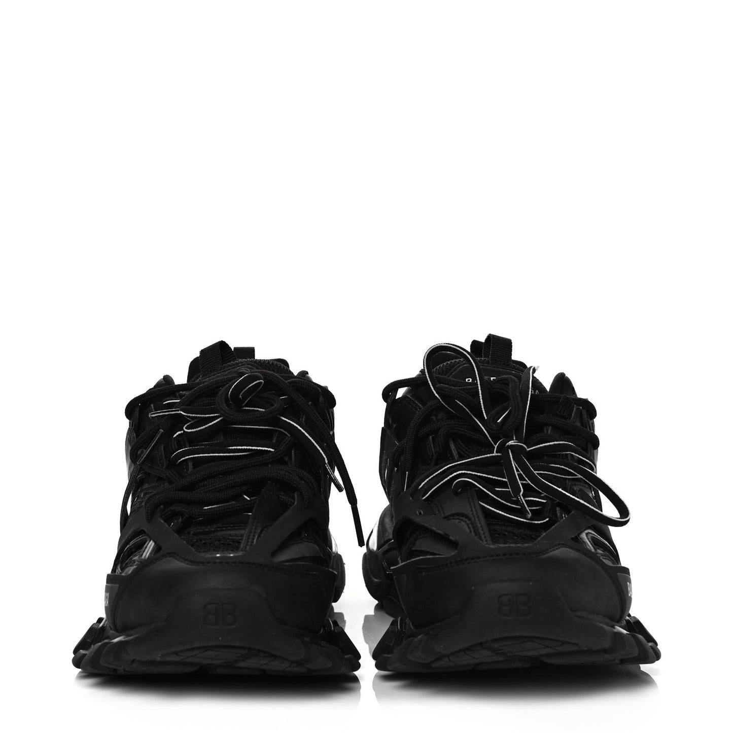 Mesh Nylon Mens Track LED Sneakers 41 Black