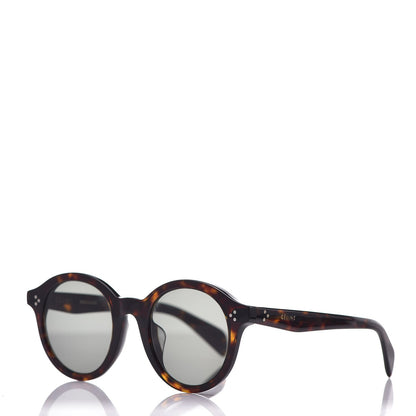 Celine Round Sunglasses CL40034F Dark Havana 1 of 7