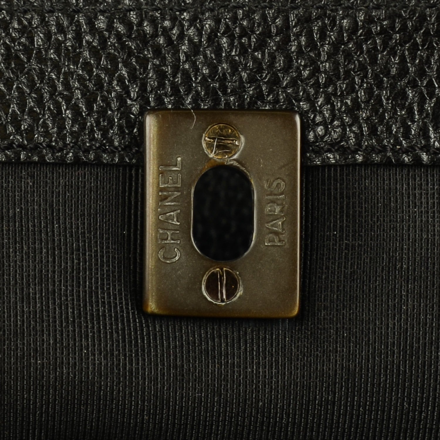Chanel Calfskin Tall Cerf Tote Black 5 of 7